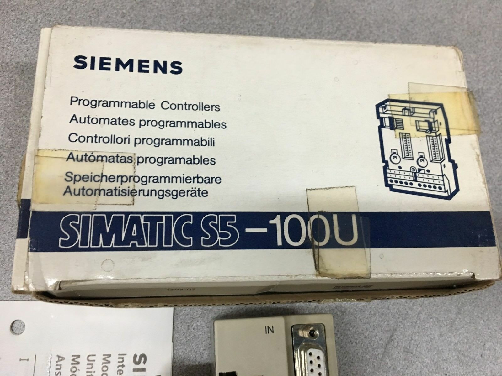 NEW IN BOX SIEMENS SIMATIC S5 COUNTER MODULE 6ES5 385-8MB11