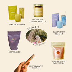 2021 ava the label sustainable holiday gift guide - health edition