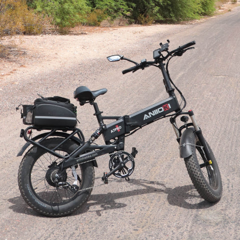 Wallke Electric Bike A7 - Folding bike, easy to carry, does not take up space, brings more convenience to your travel