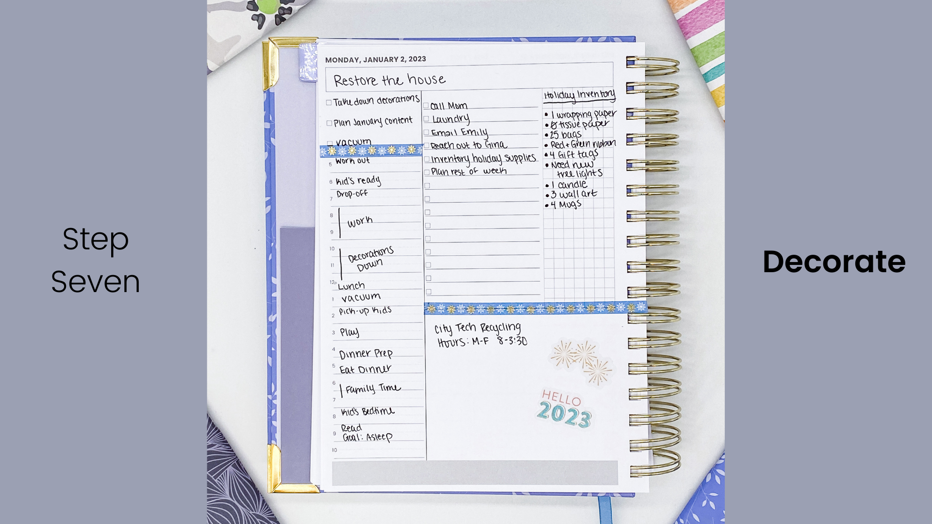 Daily Planner Decorate