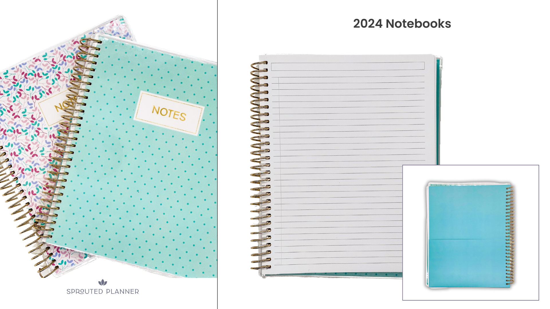 2024 Daily Planners - Hummingbird & Mossy Pebbles - Sprouted Planner