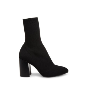 block heel sock bootie