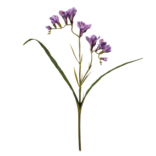 56cm Artificial Flower Lavender Freesia Single Stem – Titleys Flowers /  Direct Florist Supplies