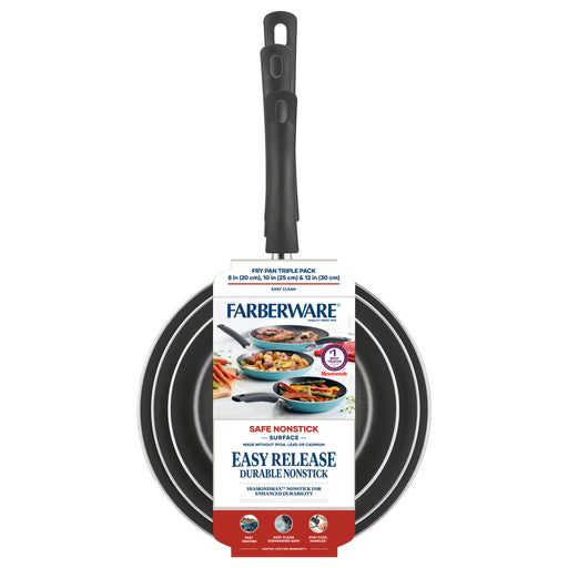 12-Inch Nonstick Frying Pan with Lid — Farberware Cookware