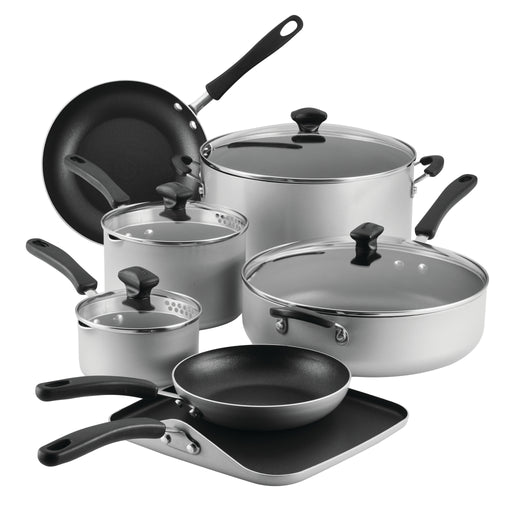 Fingerhut - Farberware Style 10-Pc. Nonstick Aluminum Cookware Set