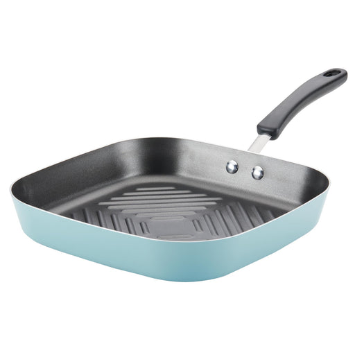 Farberware Ceramic Nonstick 12.5 Deep Frying Pan with Helper Handle - Aqua