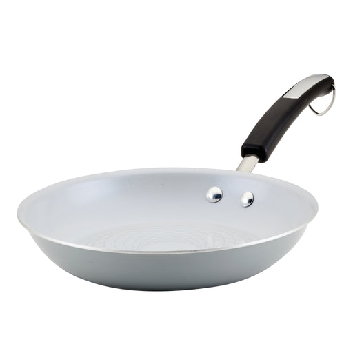 12.5-Inch Recycled Aluminum Ceramic Nonstick Deep Frying Pan