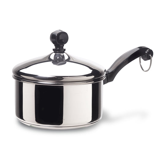 Vigor SS1 Series 1 Qt. Stainless Steel Saucier Pan / Butter Warmer