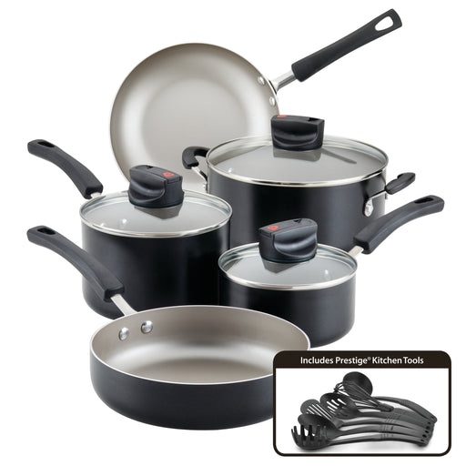 12-Inch Nonstick Frying Pan with Lid — Farberware Cookware