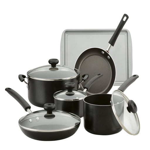 13-Piece Recycled Aluminum Ceramic Nonstick Cookware Set — Farberware  Cookware