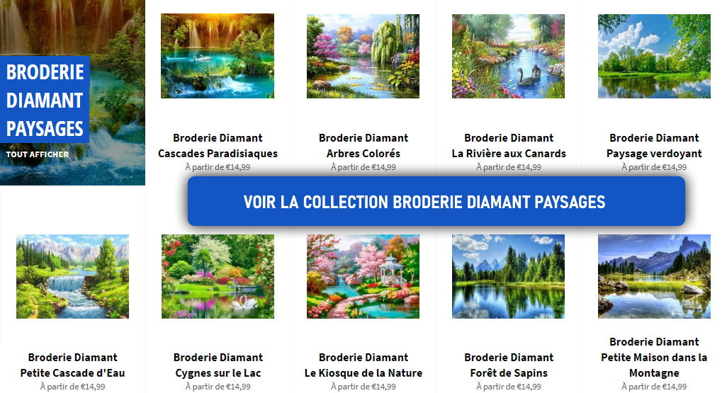 broderie diamant collection animaux