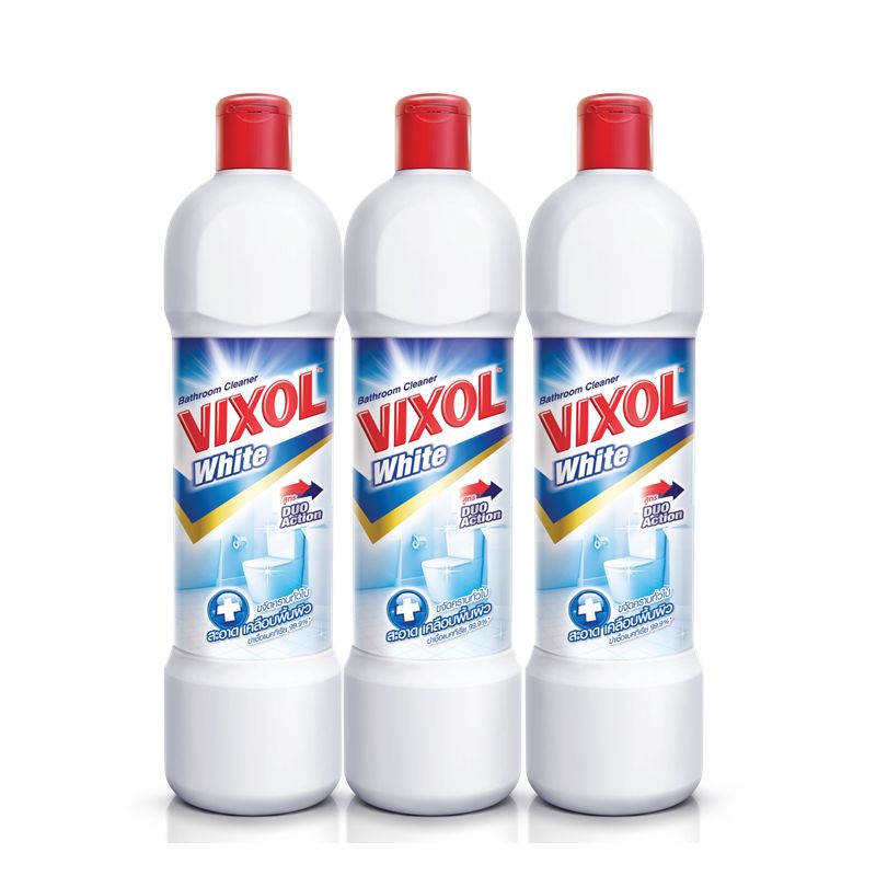 Vixol Toilet Cleaner White 900MLx3bot – OwayFresh