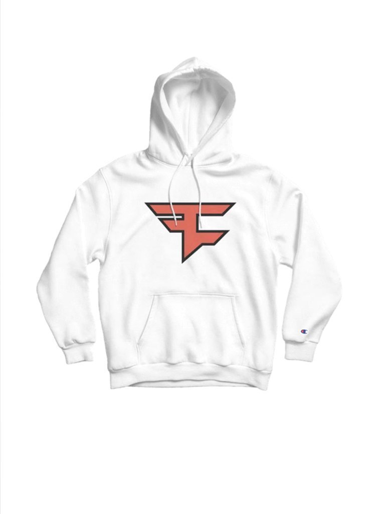 Faze Clan x NFL Team Logo Pullover Hoodie Sweatshirt Size MEDIUM FaZeClan