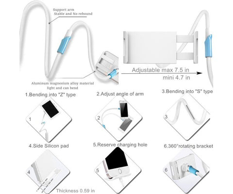 Long Arm Tablet Holder