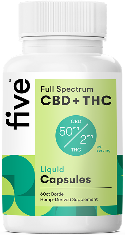 Full Spectrum CBD+THC Liquid Capsules