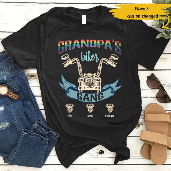 Download Personalized Funny Grandpa Biker Gang Retro Gift Biker ...