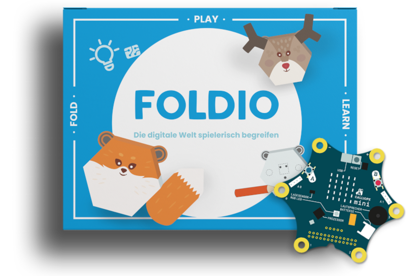 Foldio Starterset mit Calliope mini - Foldio.tech