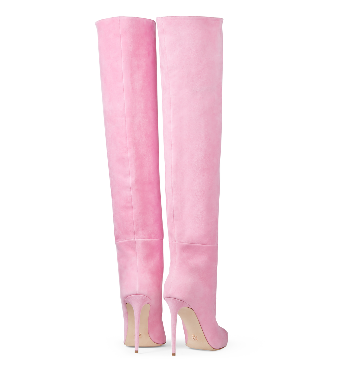 pink suede boots