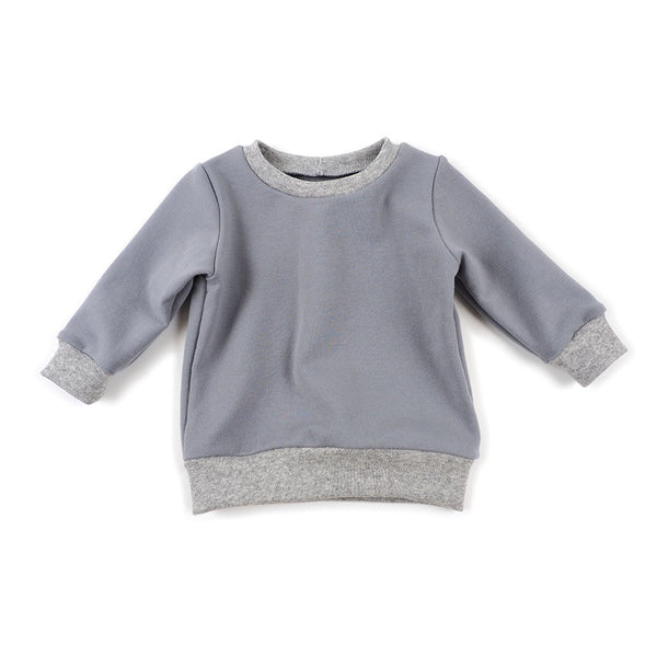 Crew Neck sweatshirt sewing pattern for kids - Brindille & Twig