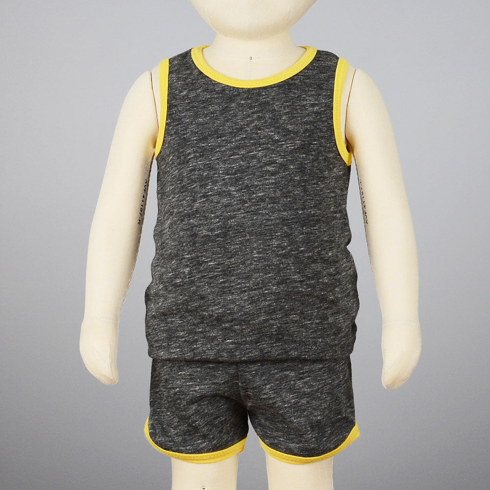 Kids tank top sewing pattern pdf download with tutorial - Brindille & Twig