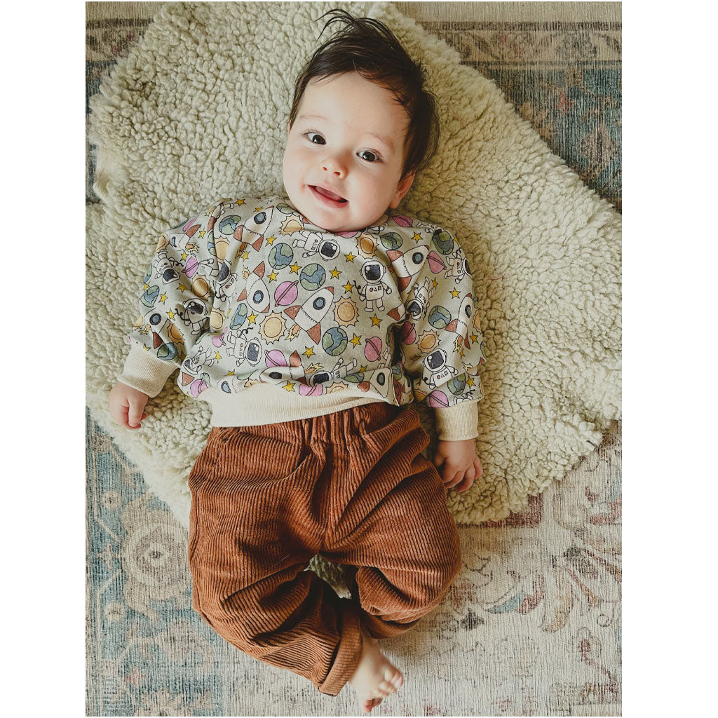 Aan het leren Detective Bouwen op Vintage sweatshirt sewing pattern for babies - Brindille & Twig