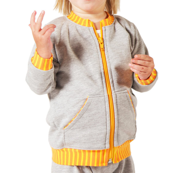 Download Zipper front sweatshirt pdf sewing pattern for kids ...