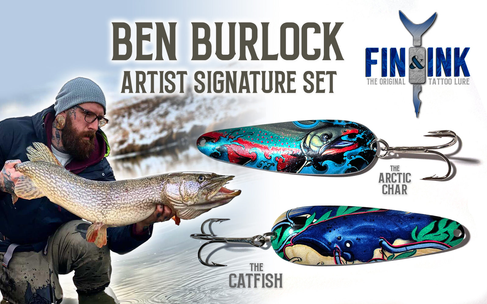 The Ben Burlock Signature Lure Set – Fin & Ink Lures