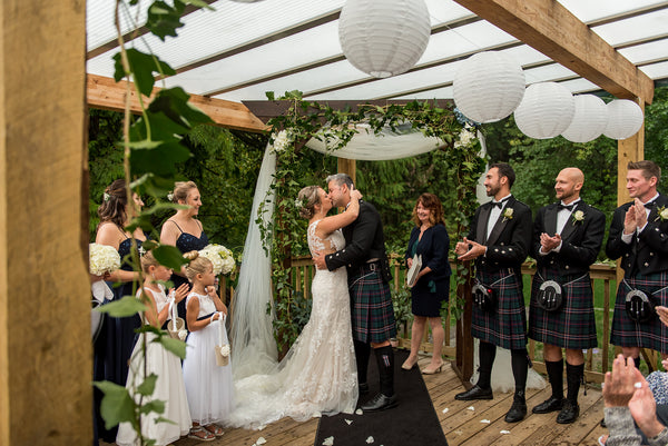 Modern-day Scottish wedding with cuttest flower girl dresses Melbourne Australia