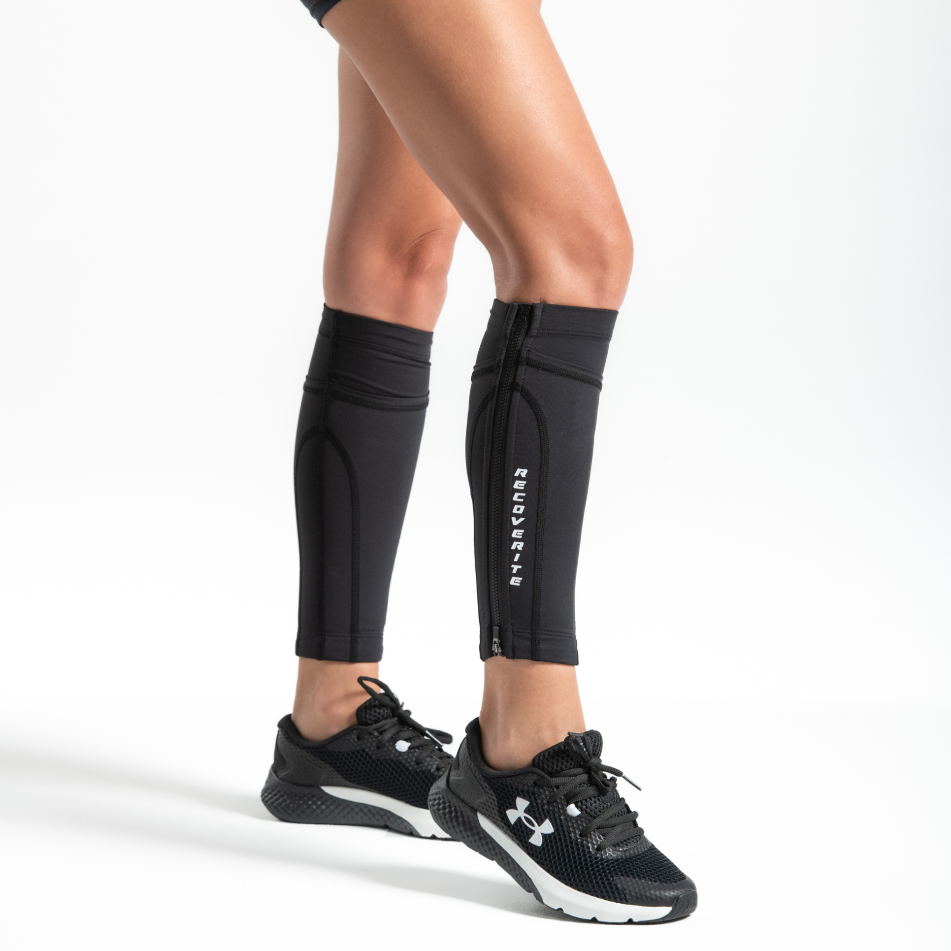 Calf Compression Sleeves with Ice/Heat Packs by Recoverite – Recoverite