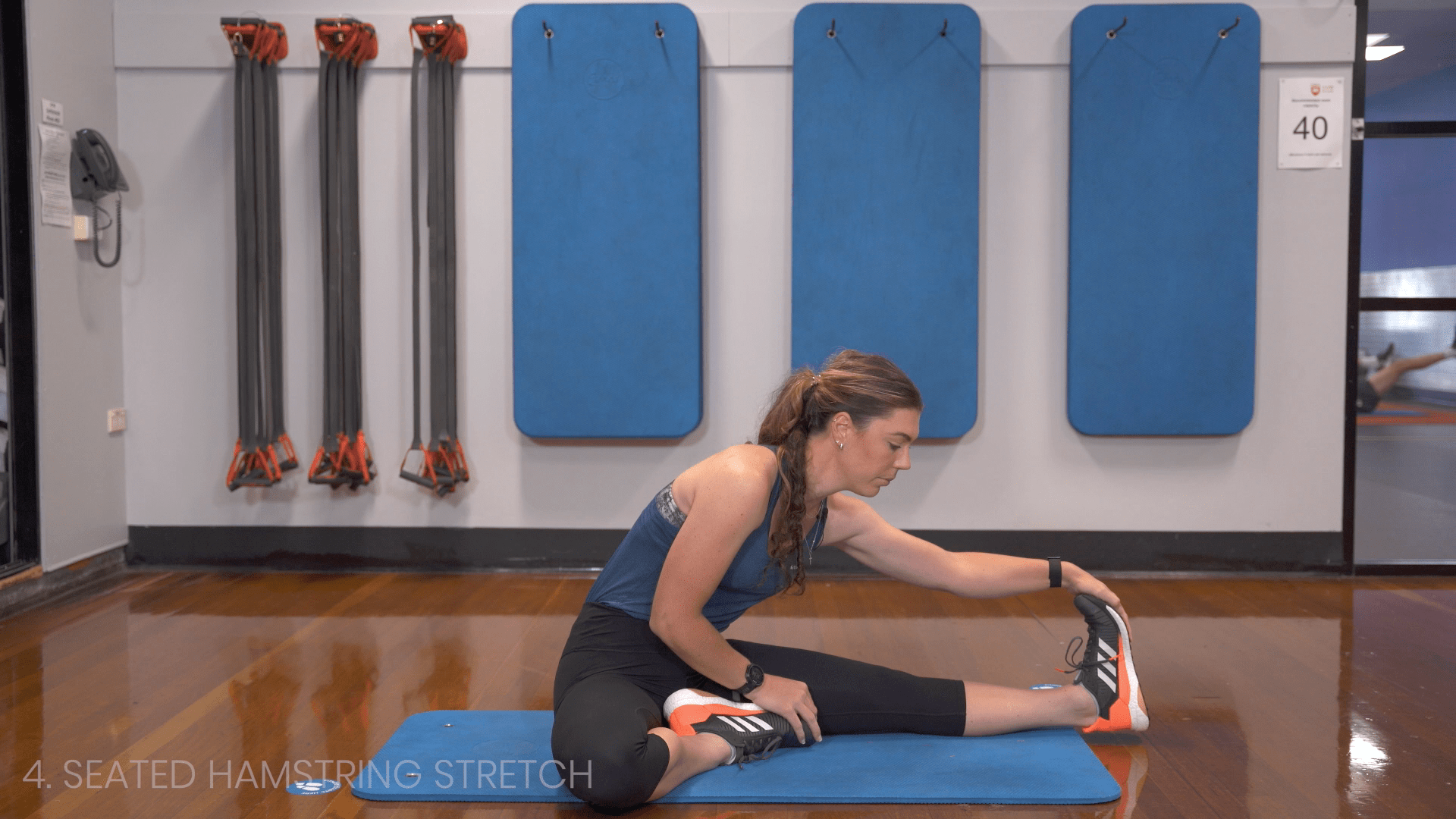 seated hamstring stretch