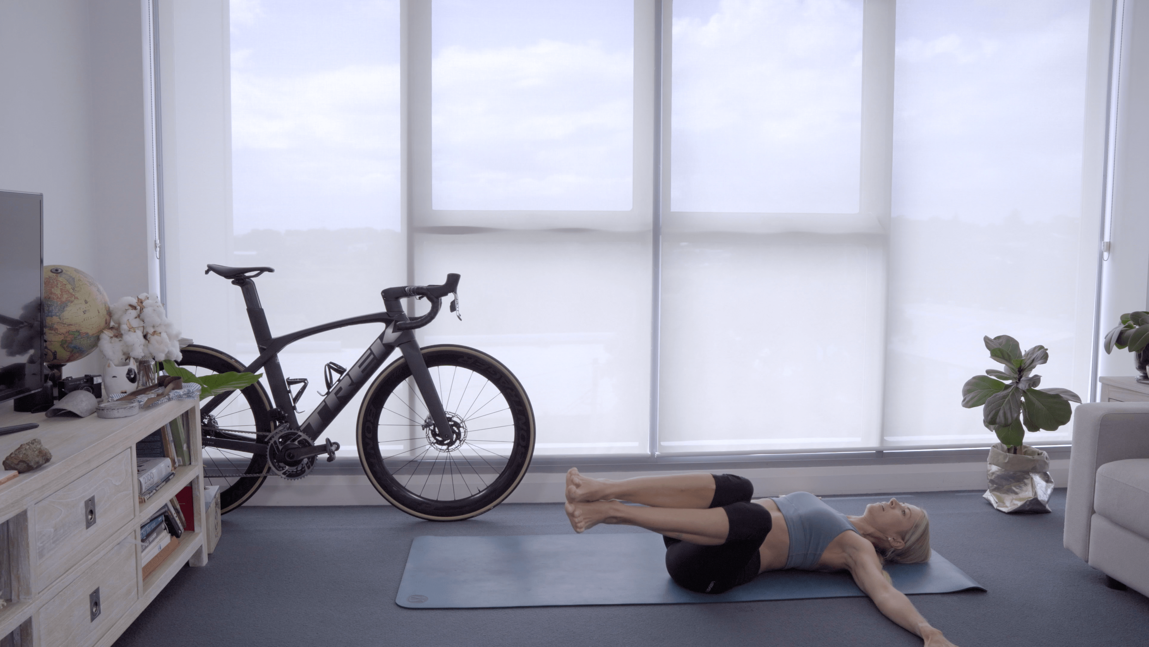 Tabletop Pose Yoga Cycling