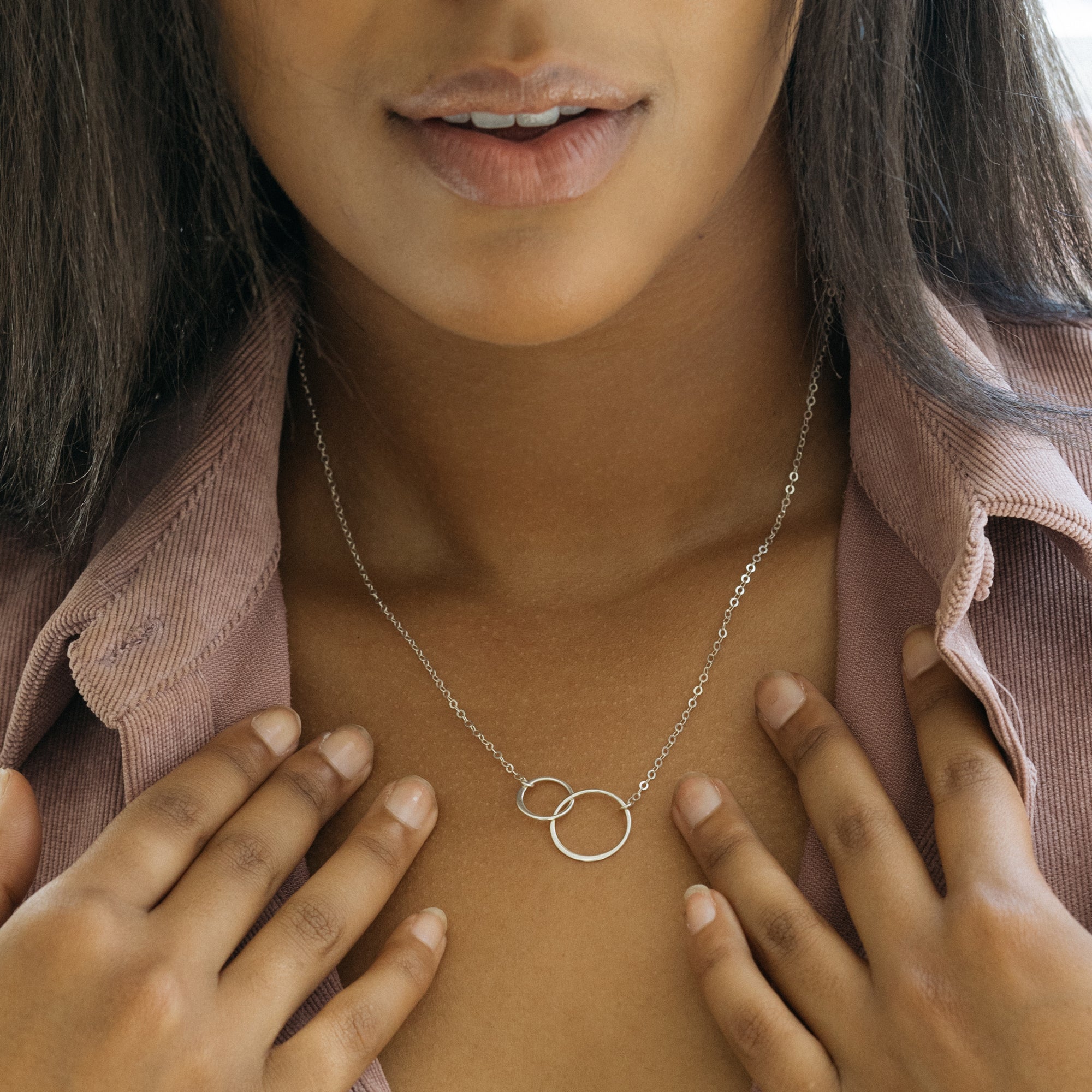 Four Interlocking Circles Necklace | Marsha DrewJewellery