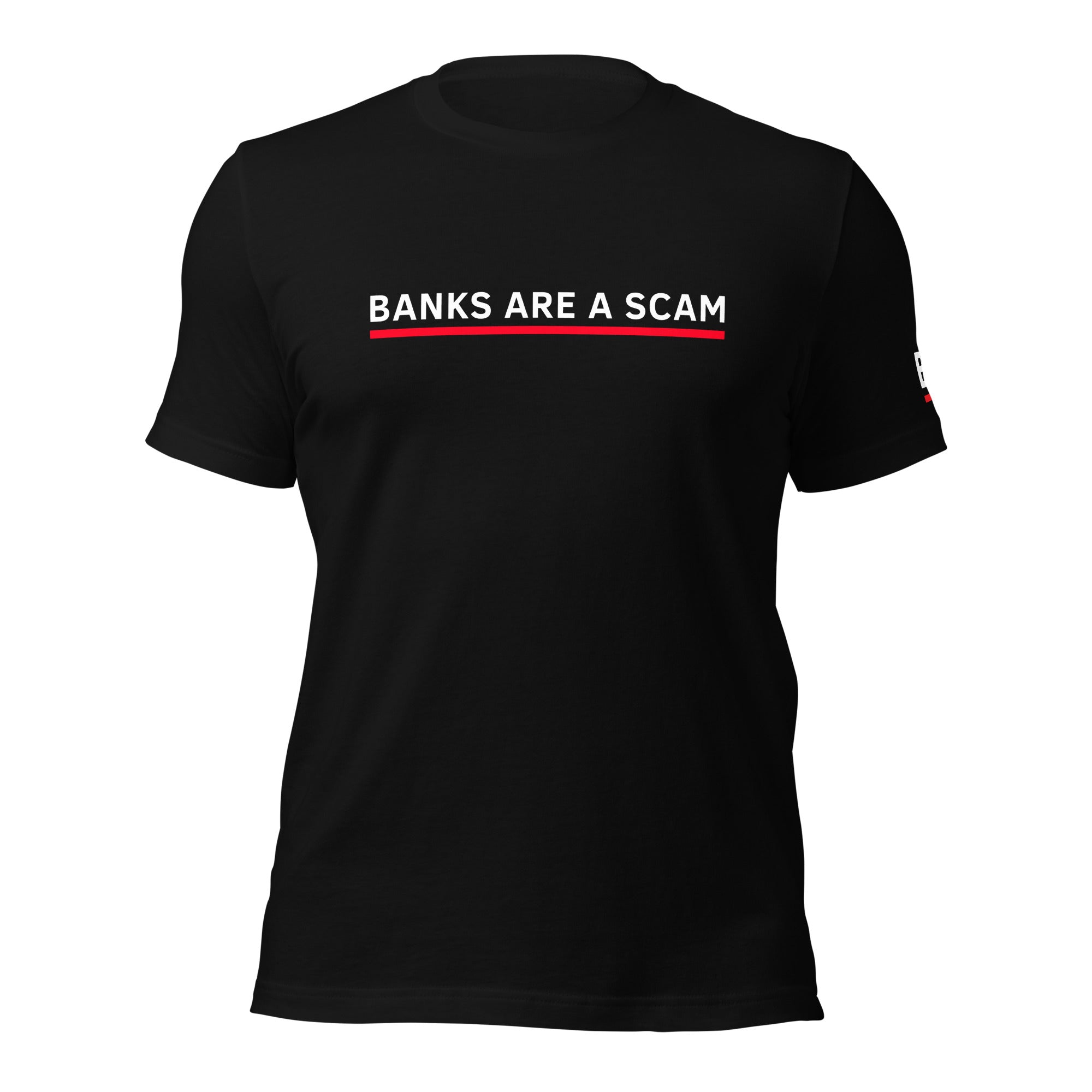 "BANKS ARE A SCAM" (BLACK) - BanklessHQ product image