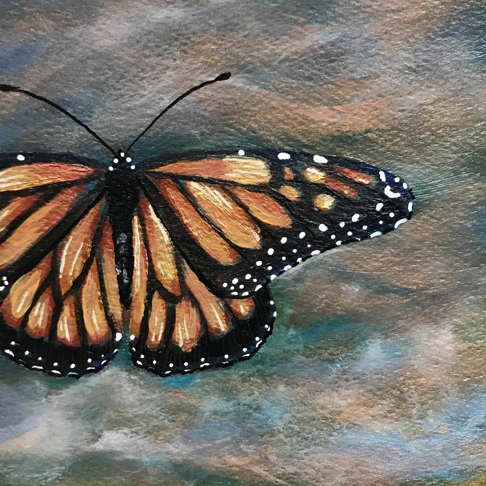 monarch butterfly painting