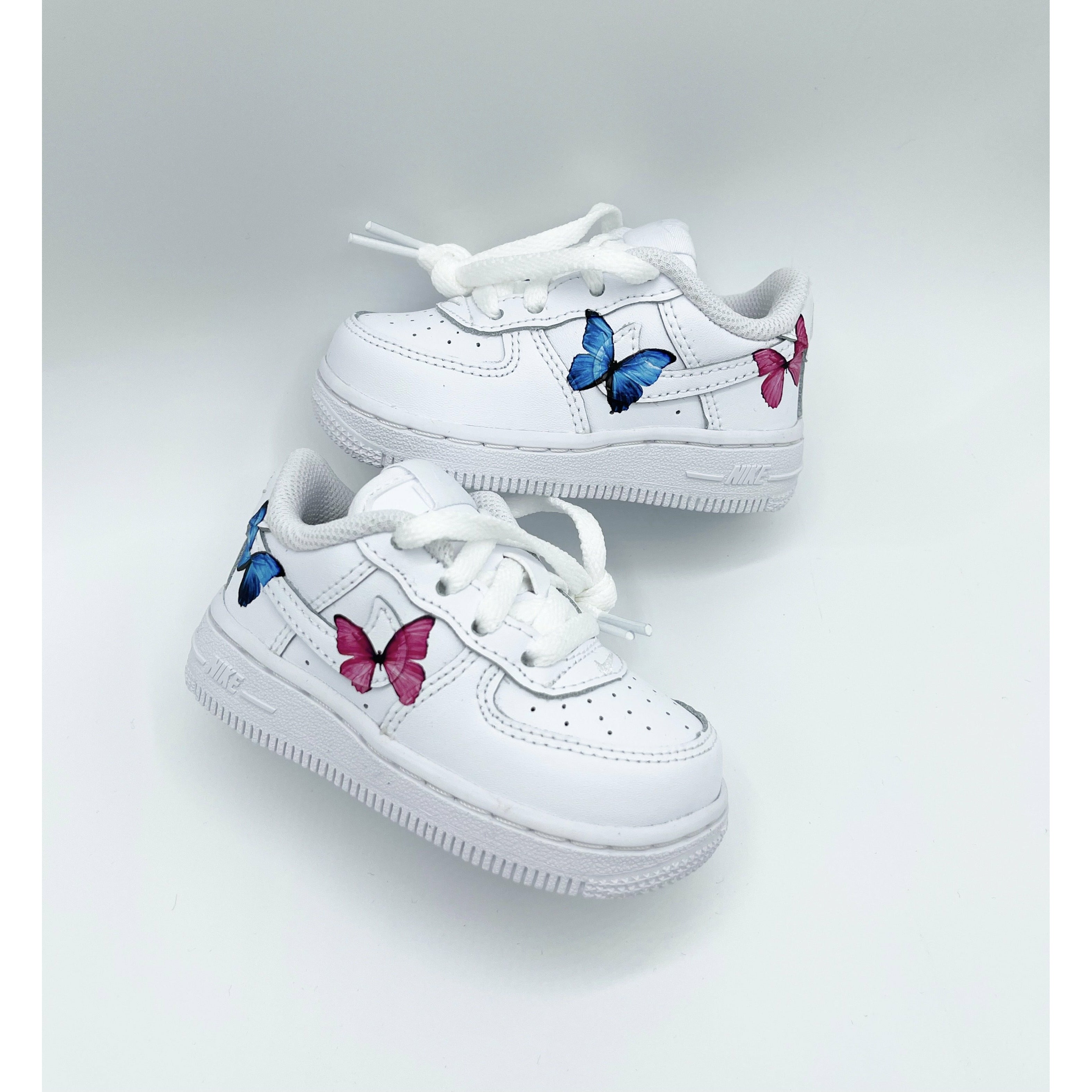 Multi Butterfly AF1 (Kids) – Wavy Creationz