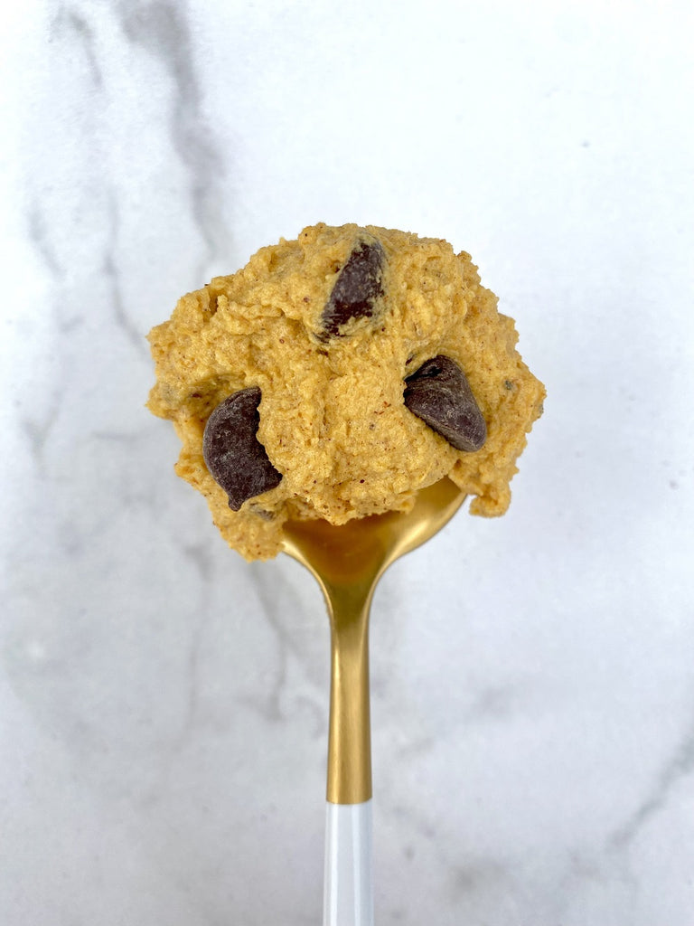 Spoonful of Pumpkin Chocolate Chip Cookie Dough