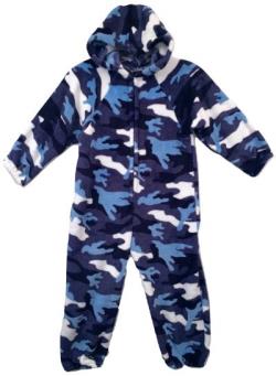 blue camo jumpsuit