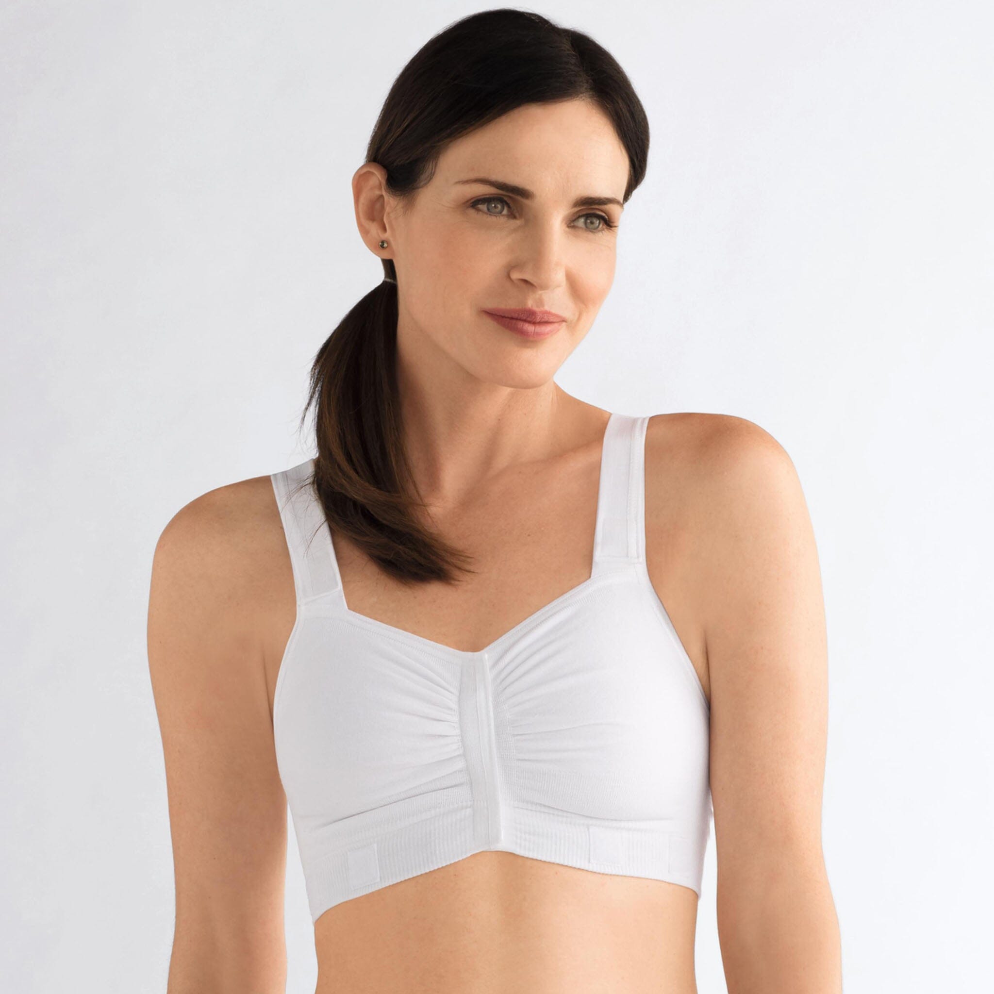 post surgery compression bra front closure