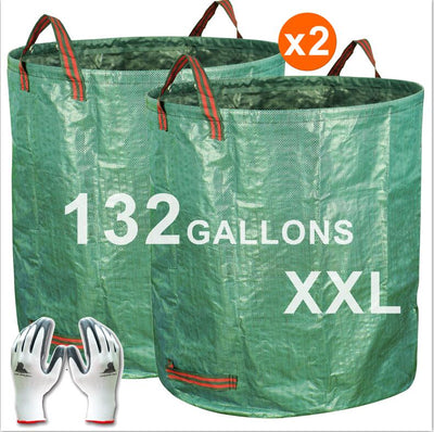 Garden Waste Bag 3pc Pack 72 Gallon Lawn Garden Bags (D26inch