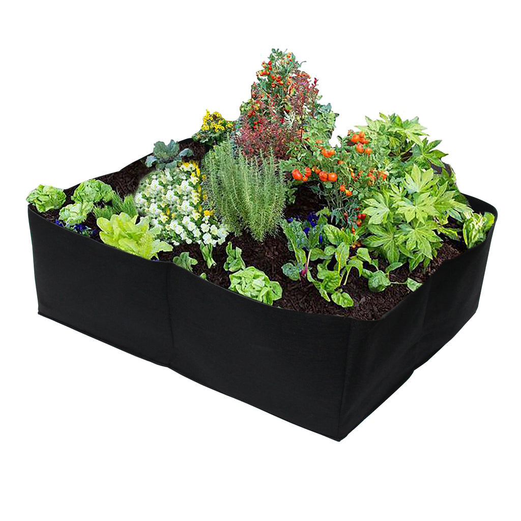 Vegetable Grow Bags Planters Split Planting Bag Cultivation Bag Breathable  Cloth Felt Raised Garden Bed For Vegetables Flowers 4/8 Pockets Multi-grid  Flowerpot