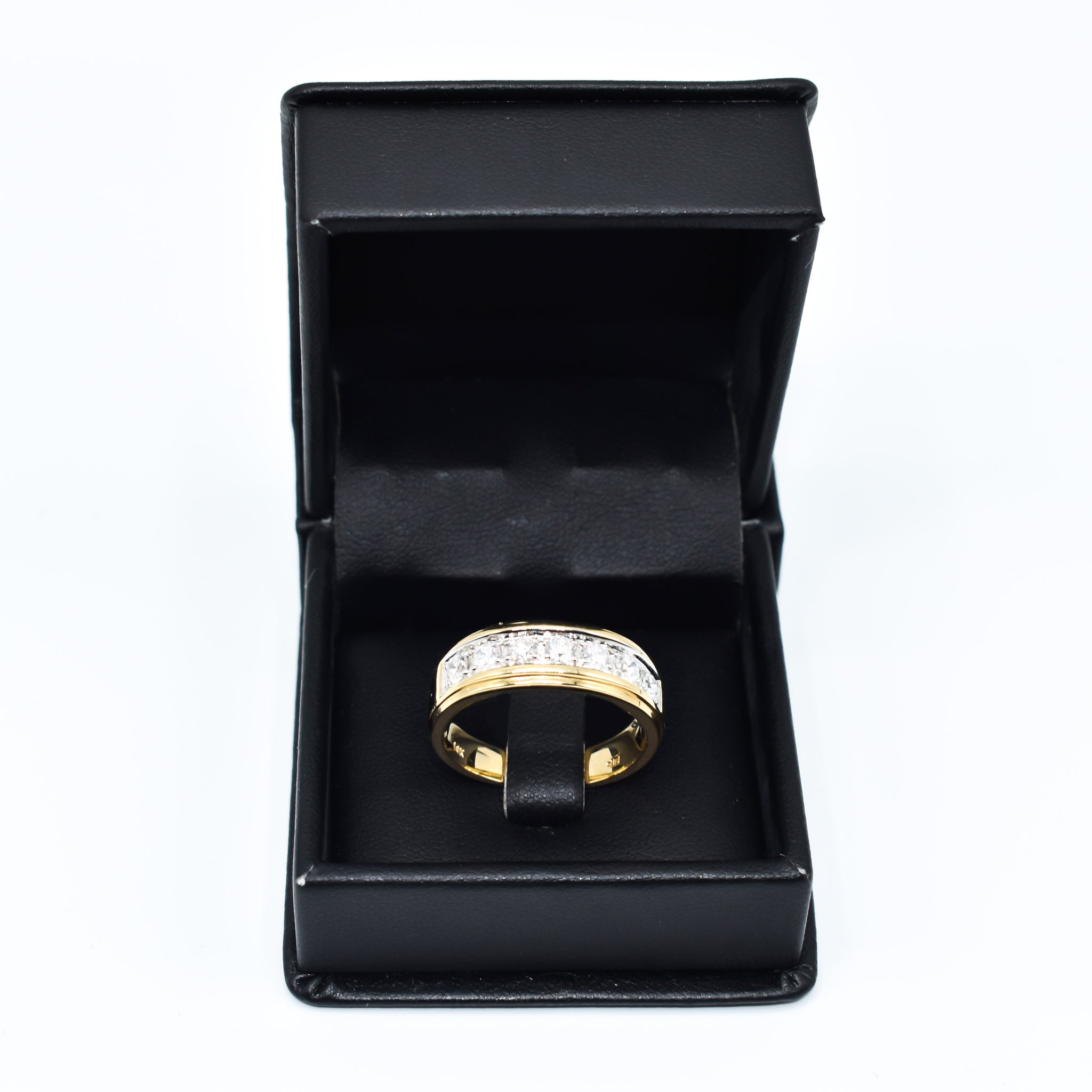 1) 14K Gold Band with 0.90ct of Diamonds – Ethan Jordan Jewelers