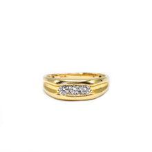 Cargar imagen en el visor de la galería, 14K Gold Men&#39;s Ring with 0.50ct of Round Diamonds