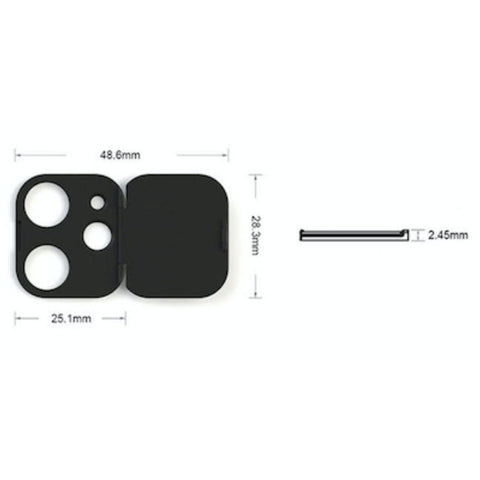 iPhone 11, iPhone 11 Pro ve iPhone 11 Pro Max Telefon Kamera Kapatıcı ve Lens Koruyucu