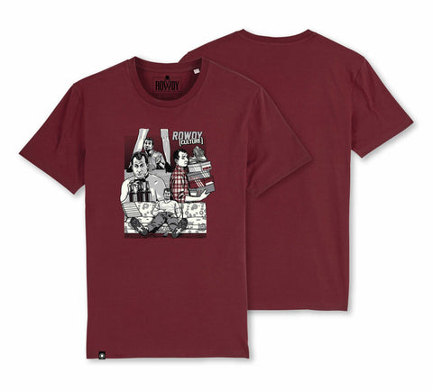 T-Shirt "Al Bundy burgundy"