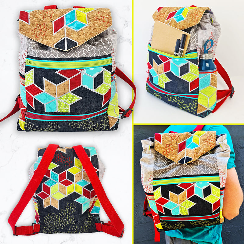 Geometric Backpack 5x7 6x10 | Sweet Pea Australia