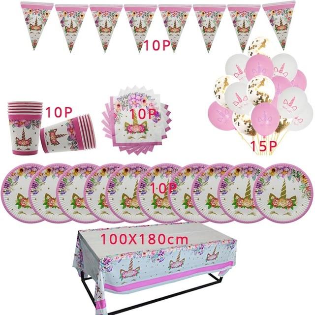 Deco Anniversaire Licorne Pas Cher Licorne Kawaii