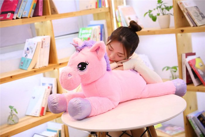 peluche licorne 1m