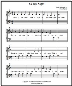 Typical Piano Sheet Music