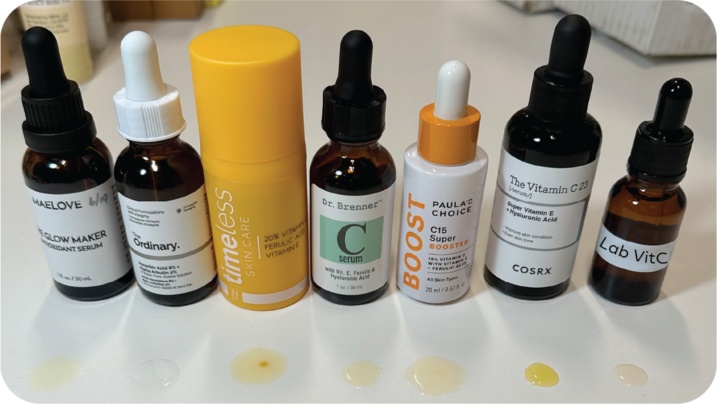 putting common CE ferulic dupes in the oven to test stability