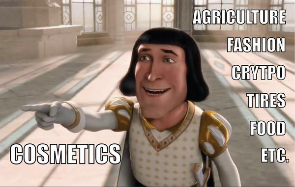 shrek meme you're mad at cosmetics but there are other industries you should be pretty mad at too